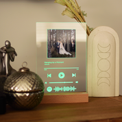Personalised Spotify Plaque with Photo and Scannable Code