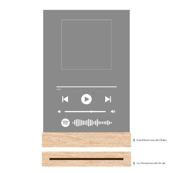 spotify plaque template for wooden base