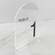 Clear Arch Acrylic  Table Numbers NZ