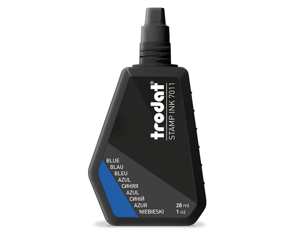 Trodat 7011 Ink Bottle blue