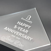 Engraved Corporate Employee Trophy