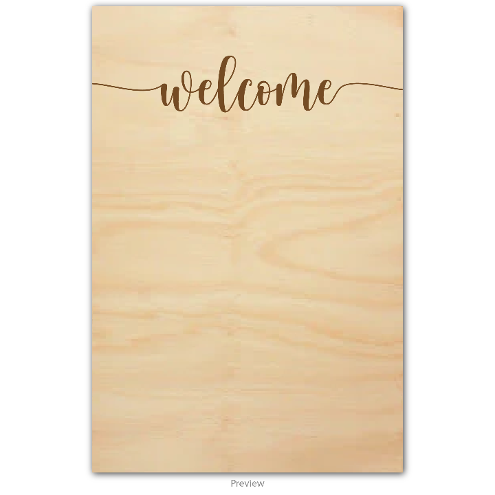 Wedding Welcome Sign design option 1