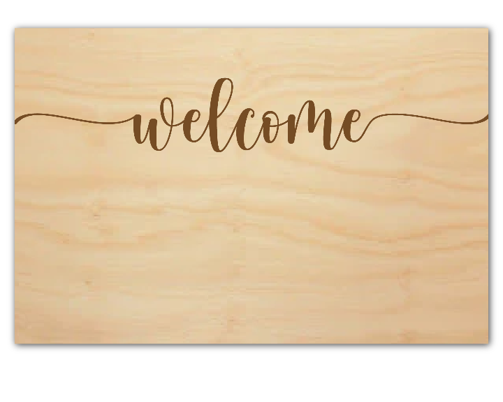 Wedding Welcome Sign design option 2