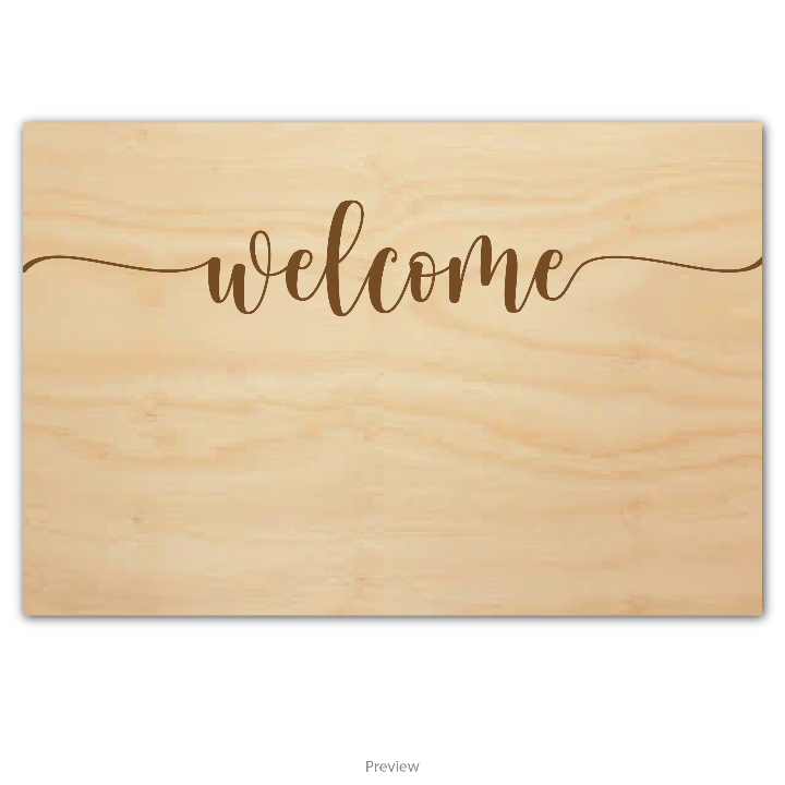Wedding Welcome Sign design option 2
