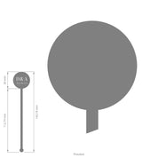 Wedding Initials Clear Acrylic Drink Stirrers (Set of 6)  template D&A