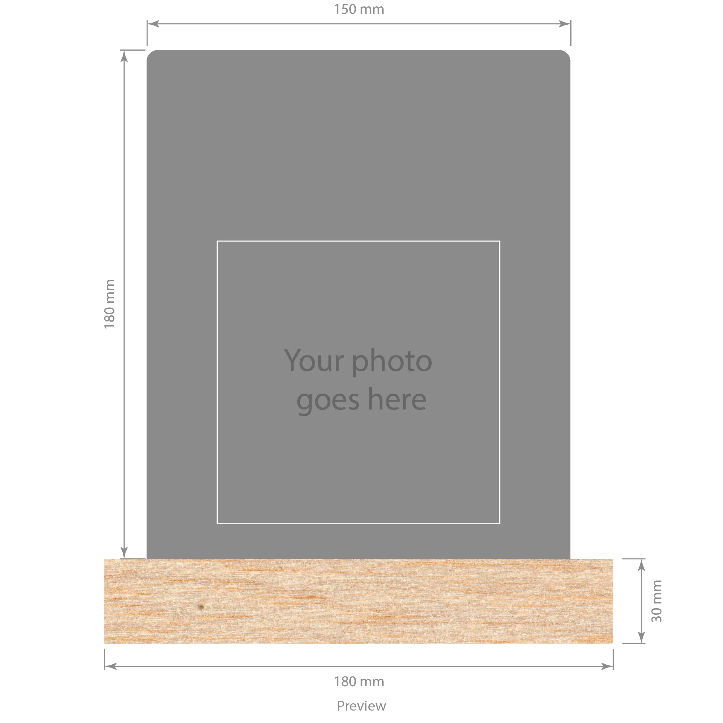 Wedding LED Night Lamp big design 3 template