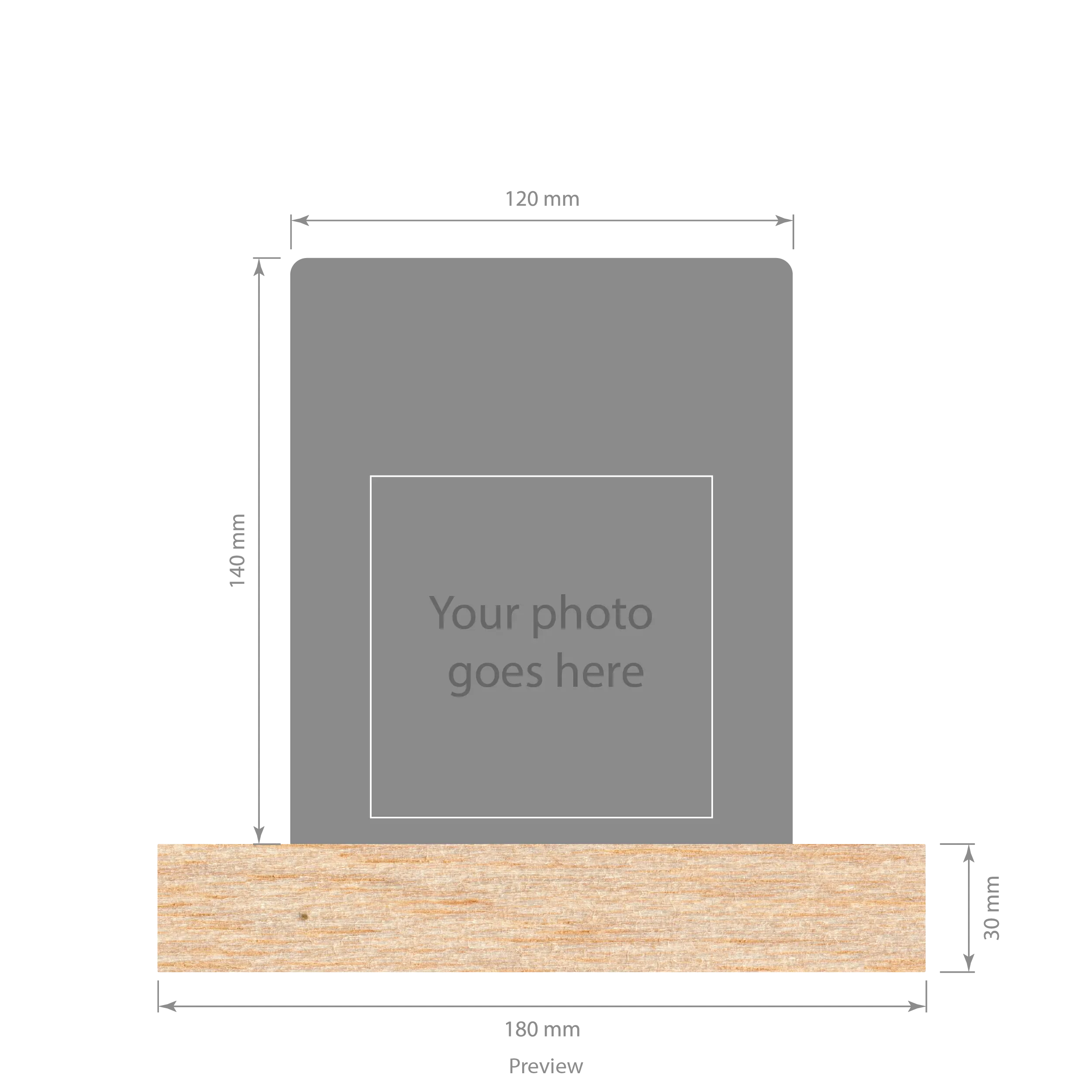 Wedding LED Night Lamp small design 3 template