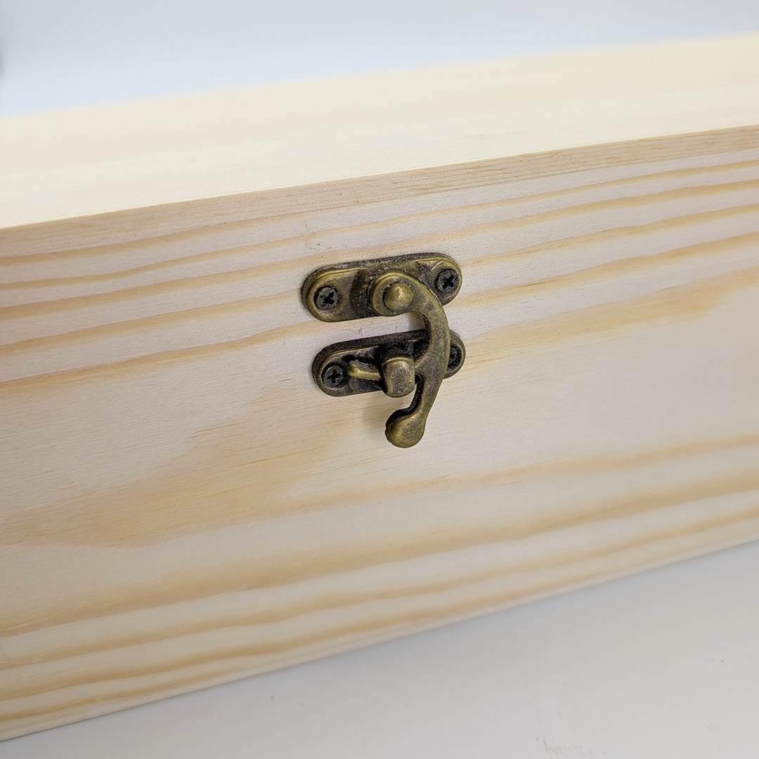 Personalised Wooden Wine Gift Box for Birthdays