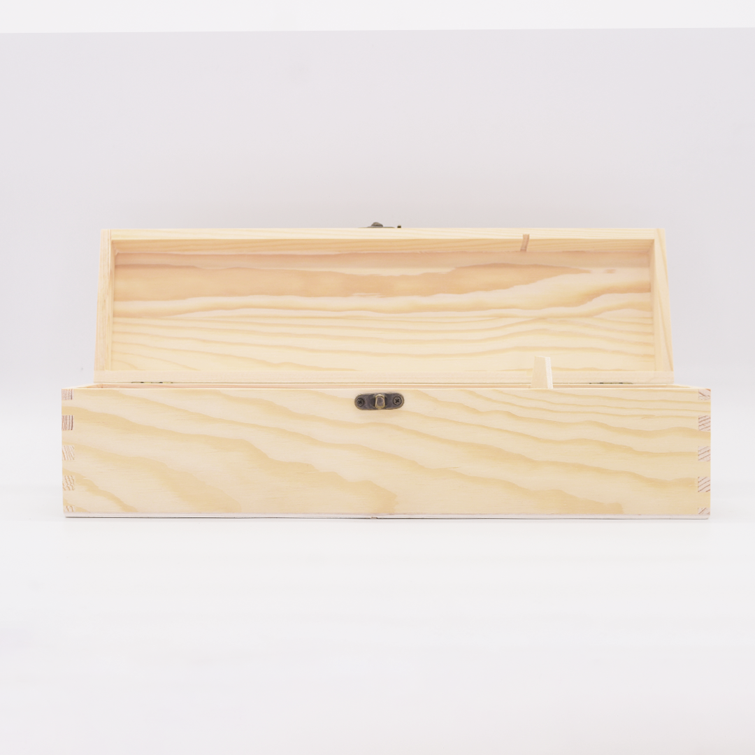 Personalised Wooden Wine Gift Box for Birthdays