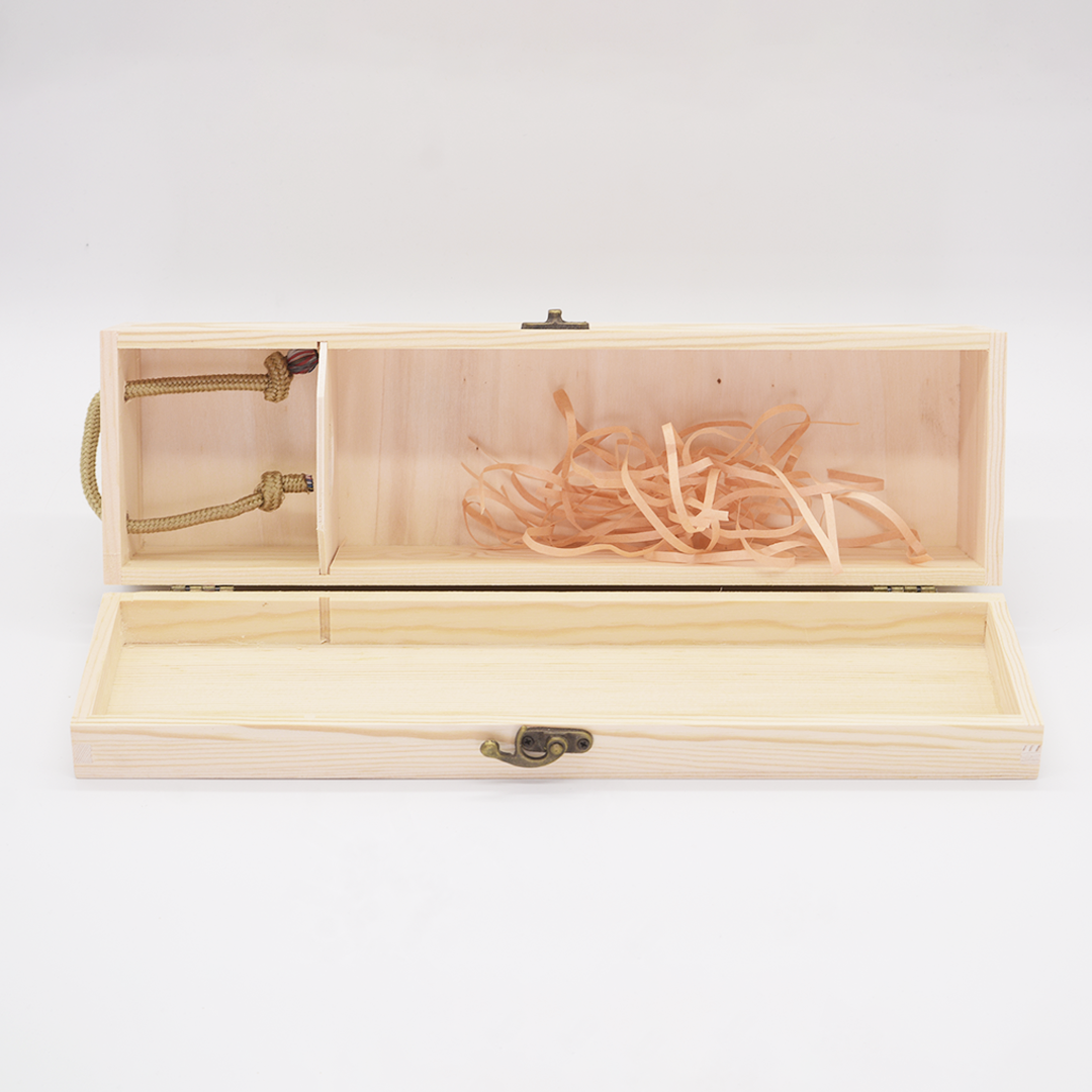 Personalised Wooden Wine Gift Box for Birthdays