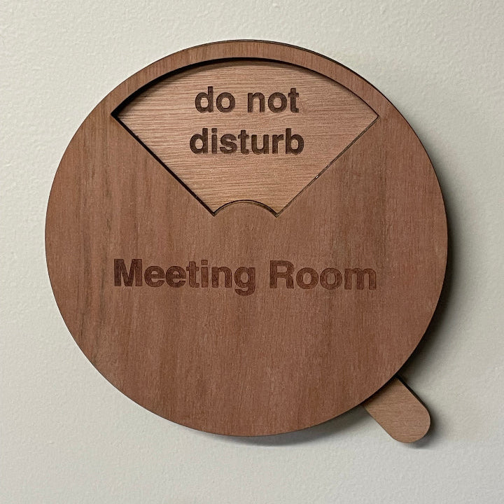 Rotating Office Door Sign | Spinning Door Room Sign – Personify