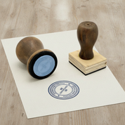 Custom Wooden Handle Rubber Stamp