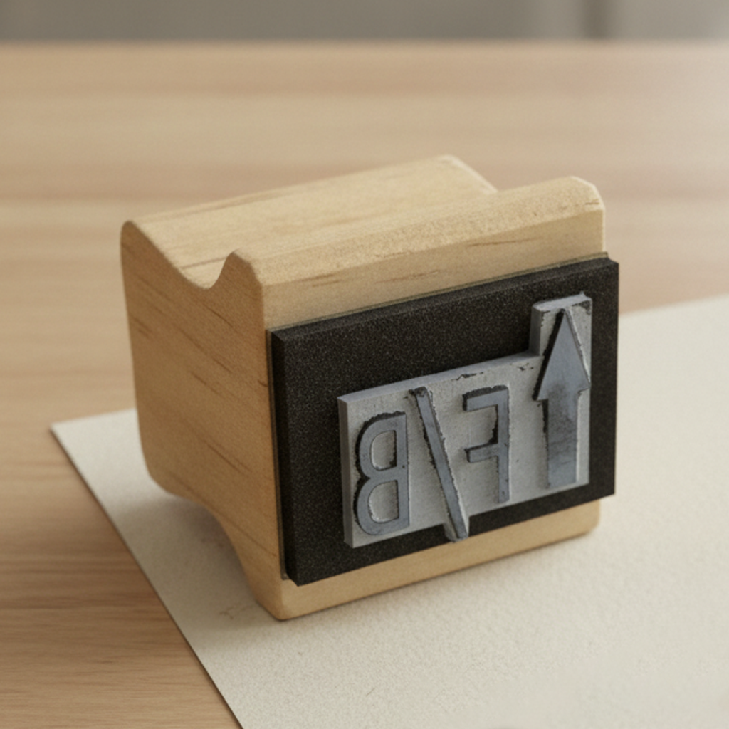 Custom Wooden Handle Rubber Stamp