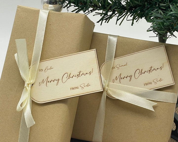 Wooden Gift Tags (Set of 4) sample