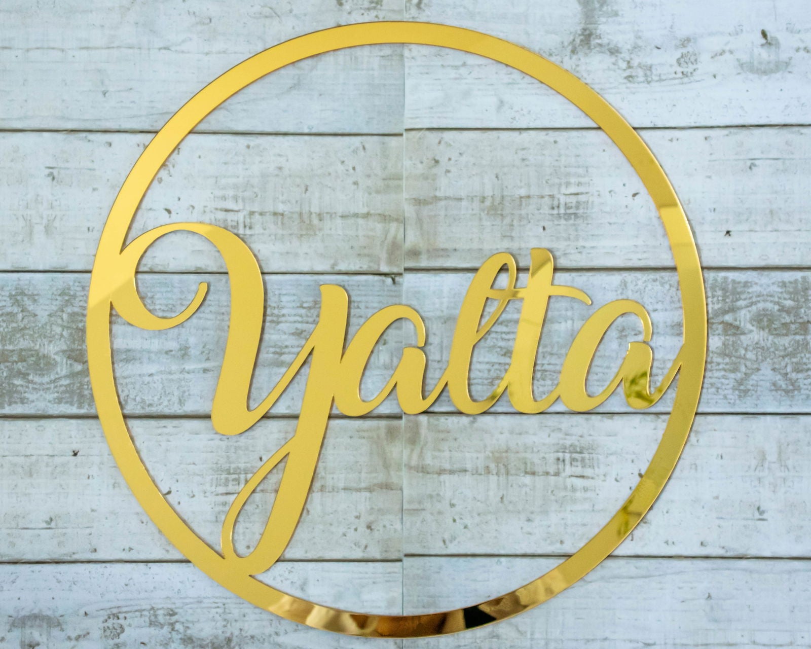 Yalta Custom Name Sign sample