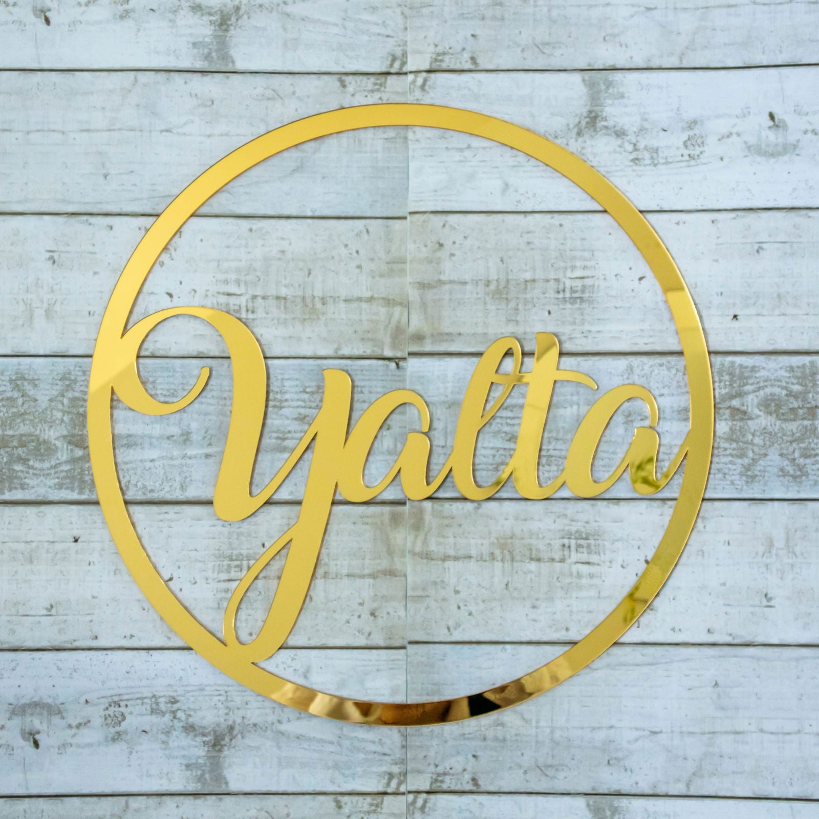 Yalta Custom Name Sign sample