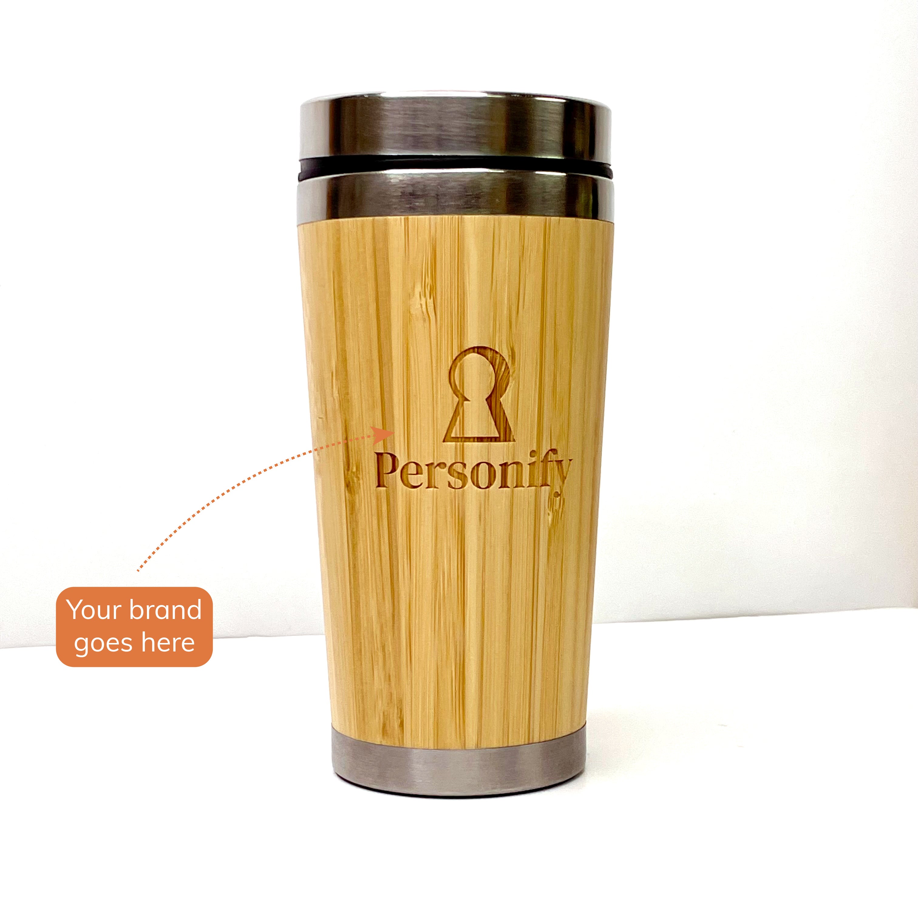 Insulated Corporate Bamboo Coffee Cup (450 ml)