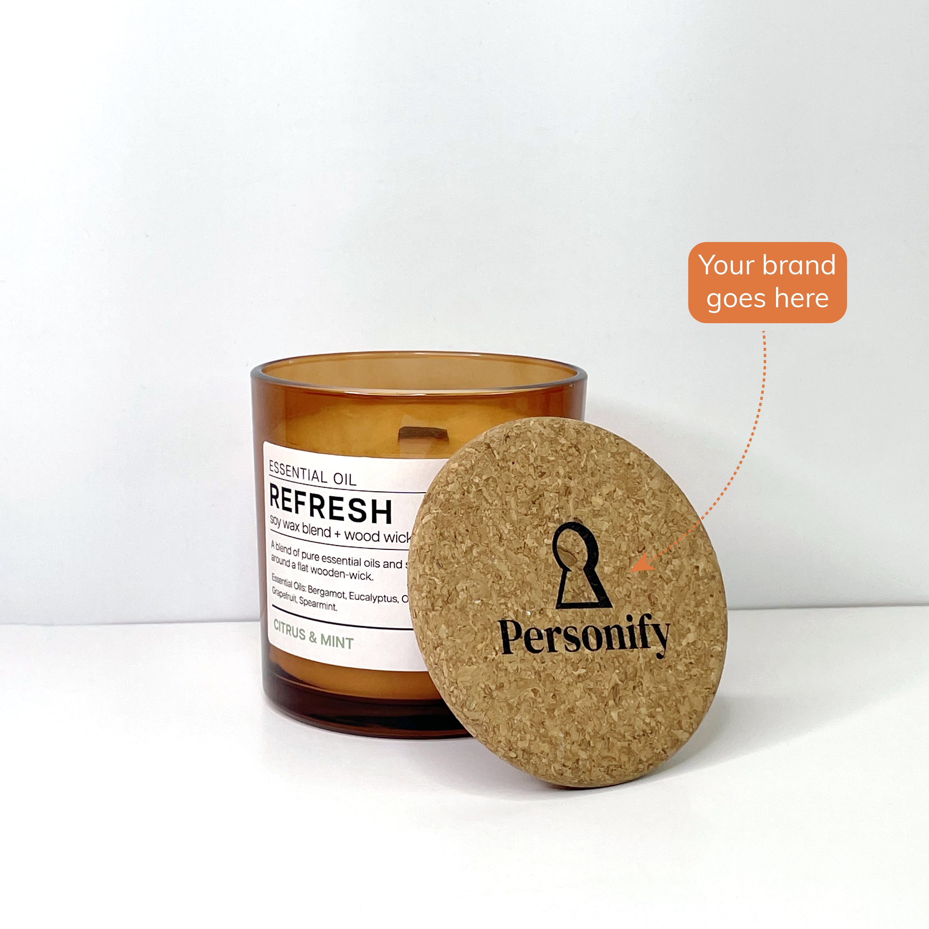 Personalised Corporate Scented Candle