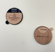 Rotating Office Door Signages