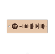 spotify keyring template for design 1 on woood material