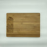 Personalised engraved cheese board
