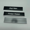 customised plastic name plate with signage